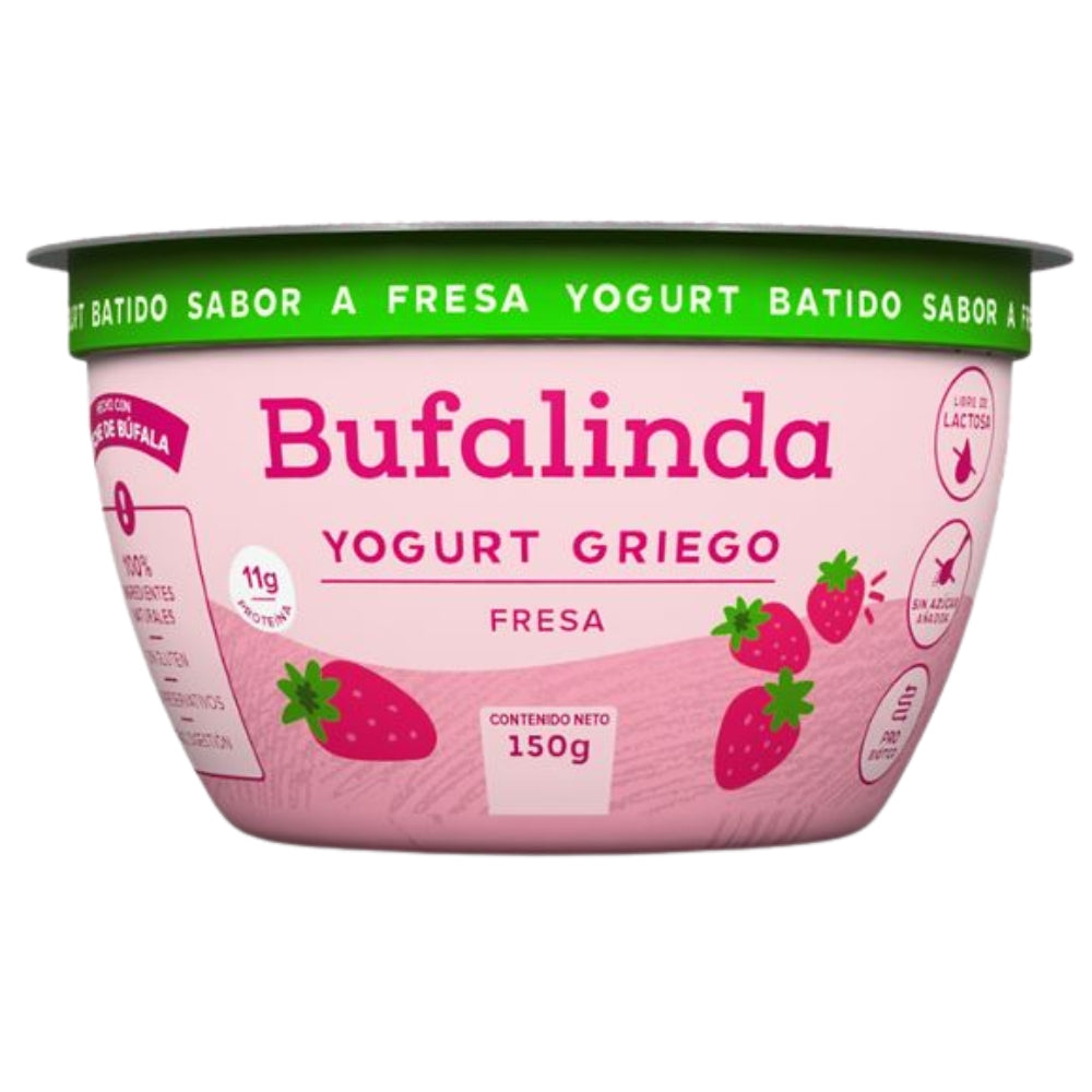 Yogurt Griego Bufalinda Fresa 150gr
