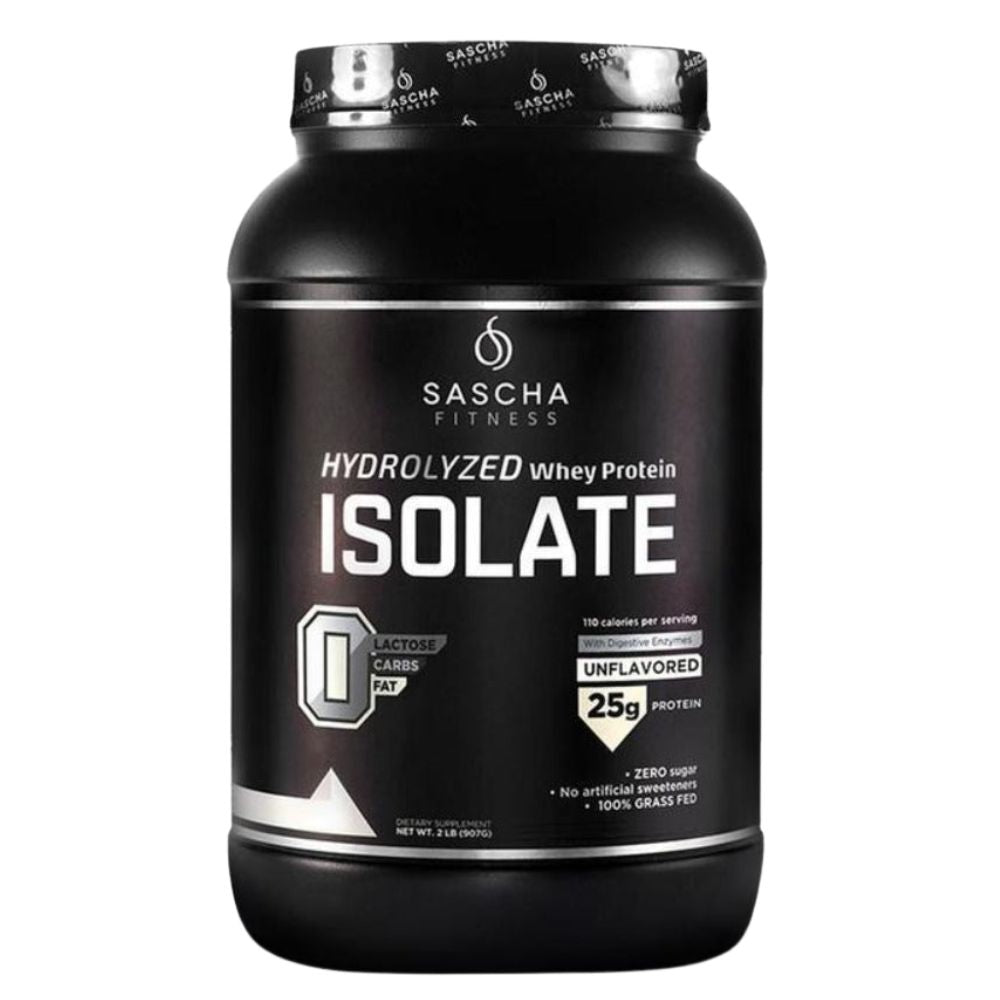 Whey Protein Hidrolizada Isolate by Sascha Fitness Unflavored  899 g