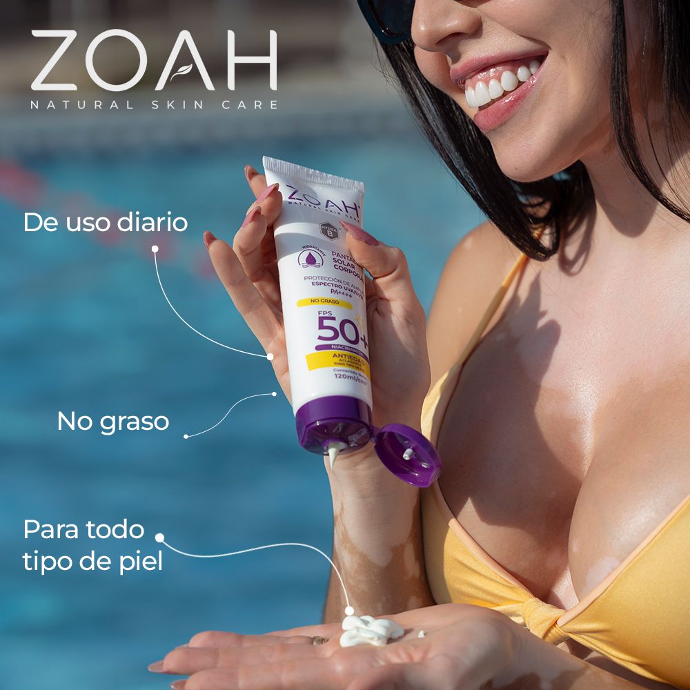 Zoah Pantalla Solar Corporal 50+ 120ml