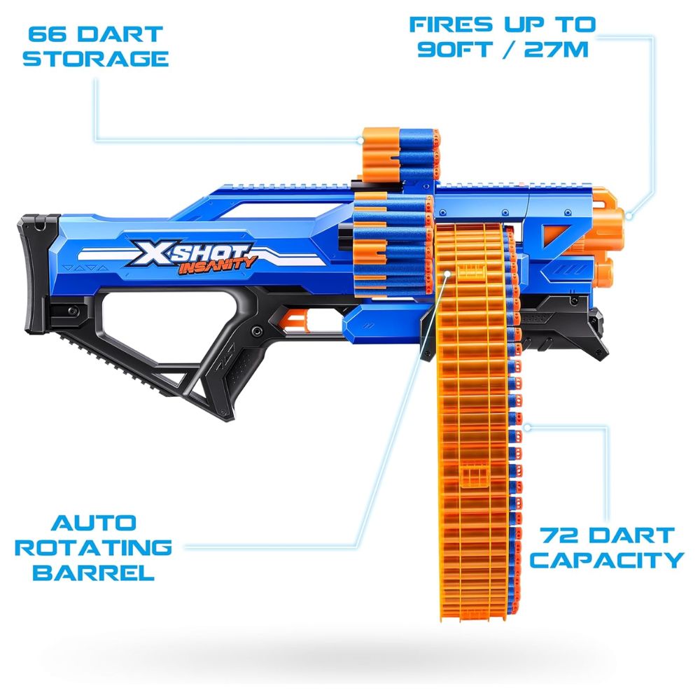 Zuru XShot Insanity Mad Mega Barrel 8+