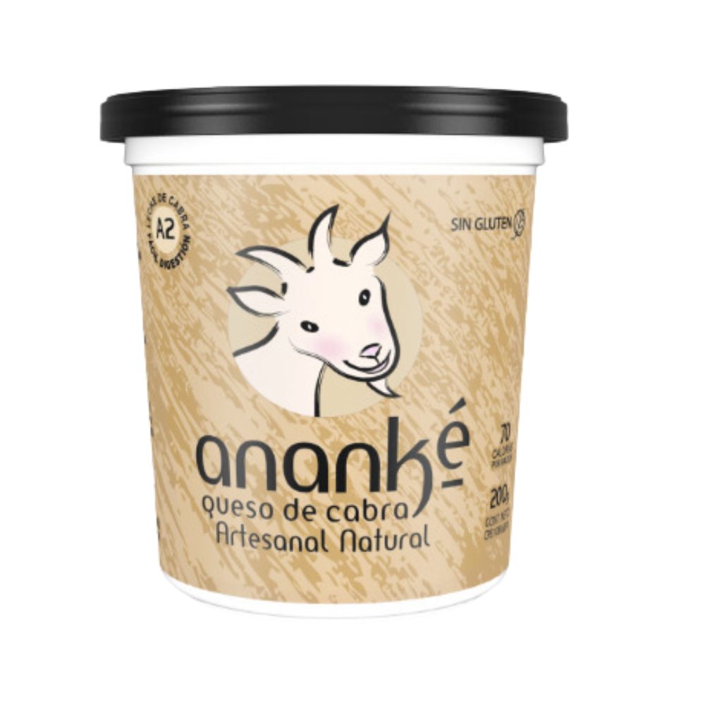 Queso De Cabra Ananke Puro y Natural Extra Cremoso 200g