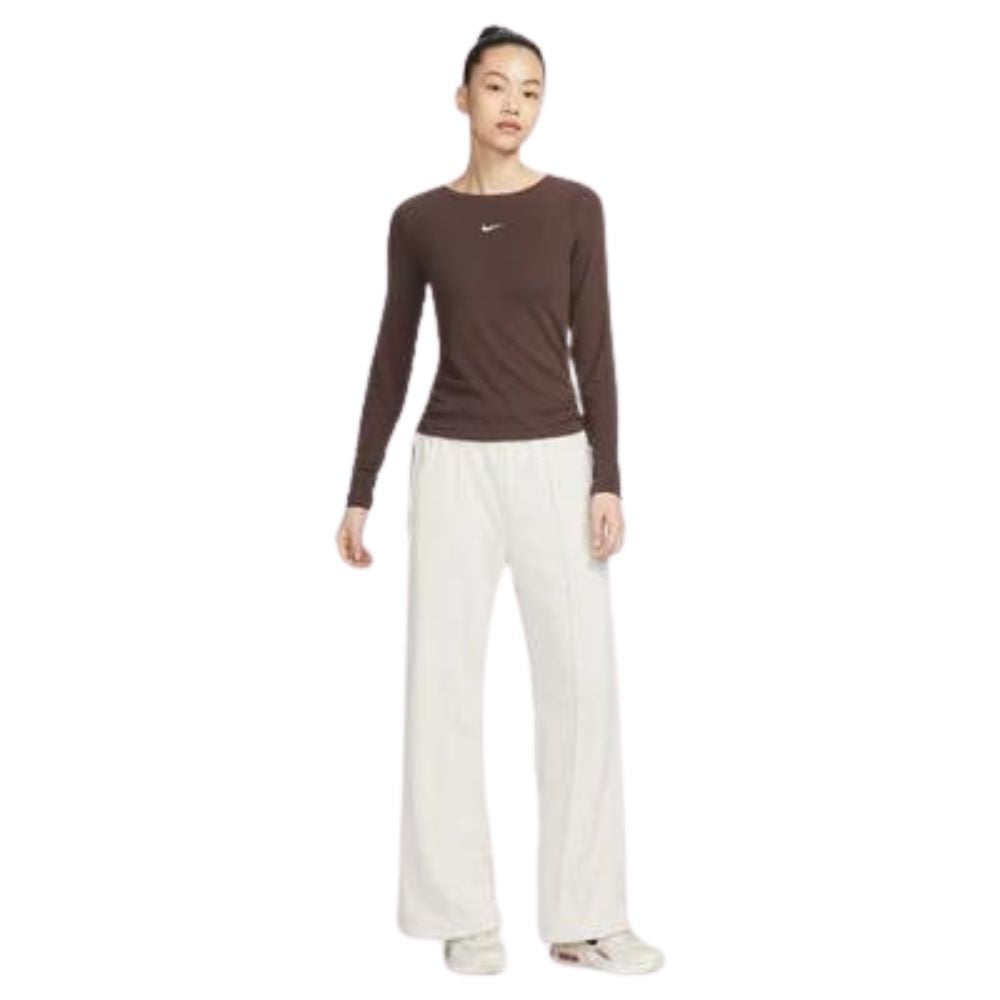 Nike T-Shirt Tight-Fit Para Damas Color Marron