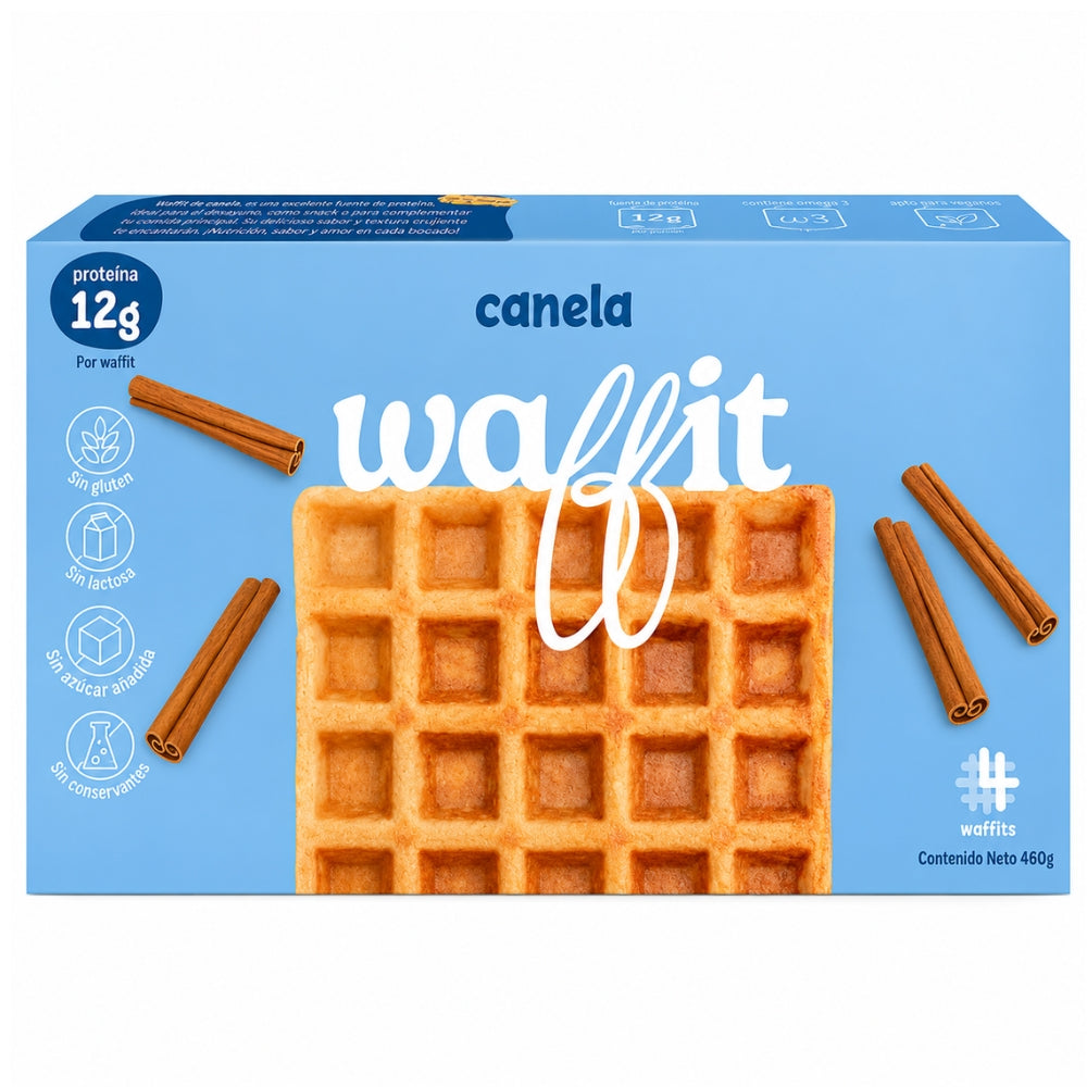 Waffit Waffles Canela 4 Und 550g