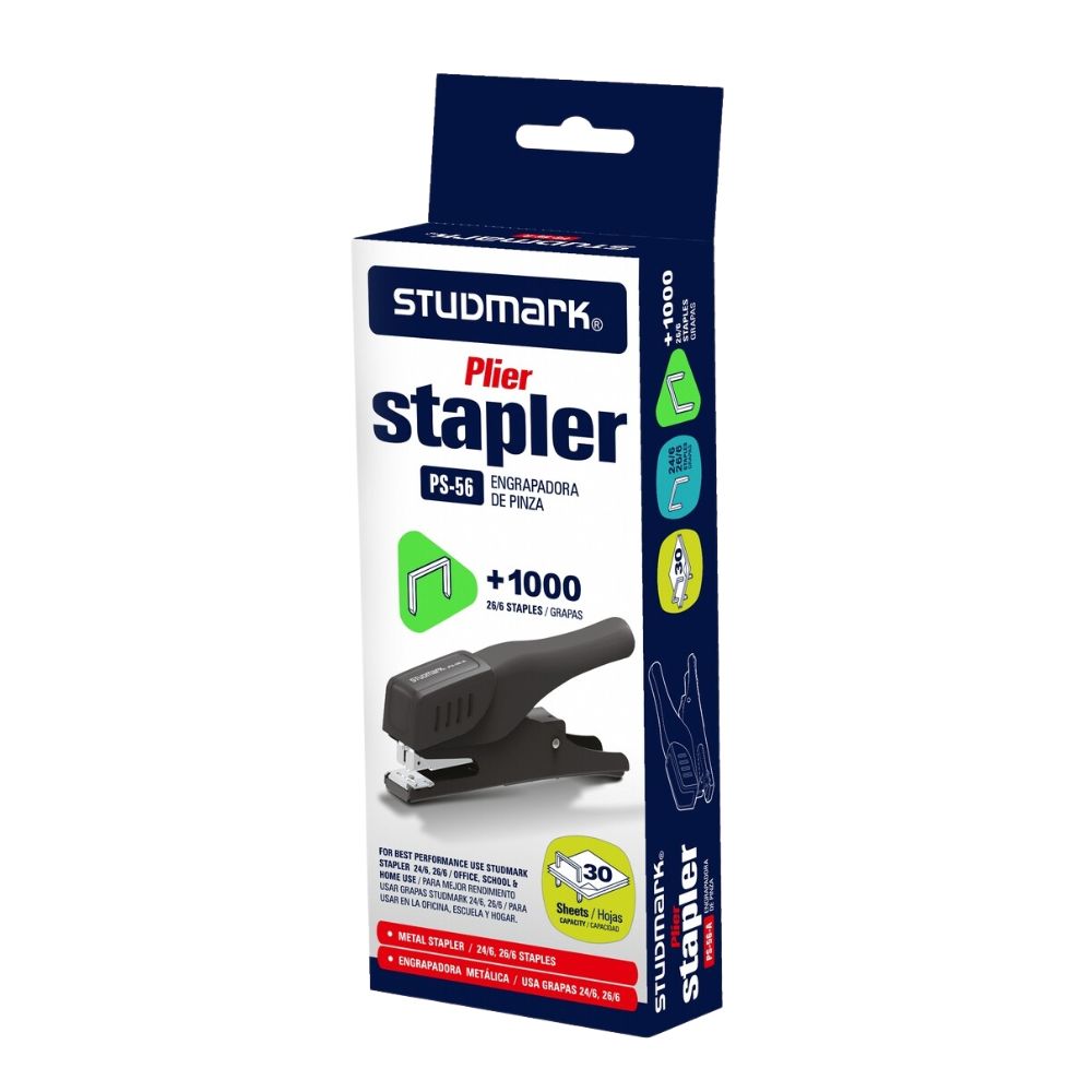 Studmark Engrapadora Metalica + 1000 Grapas Colores Varios
