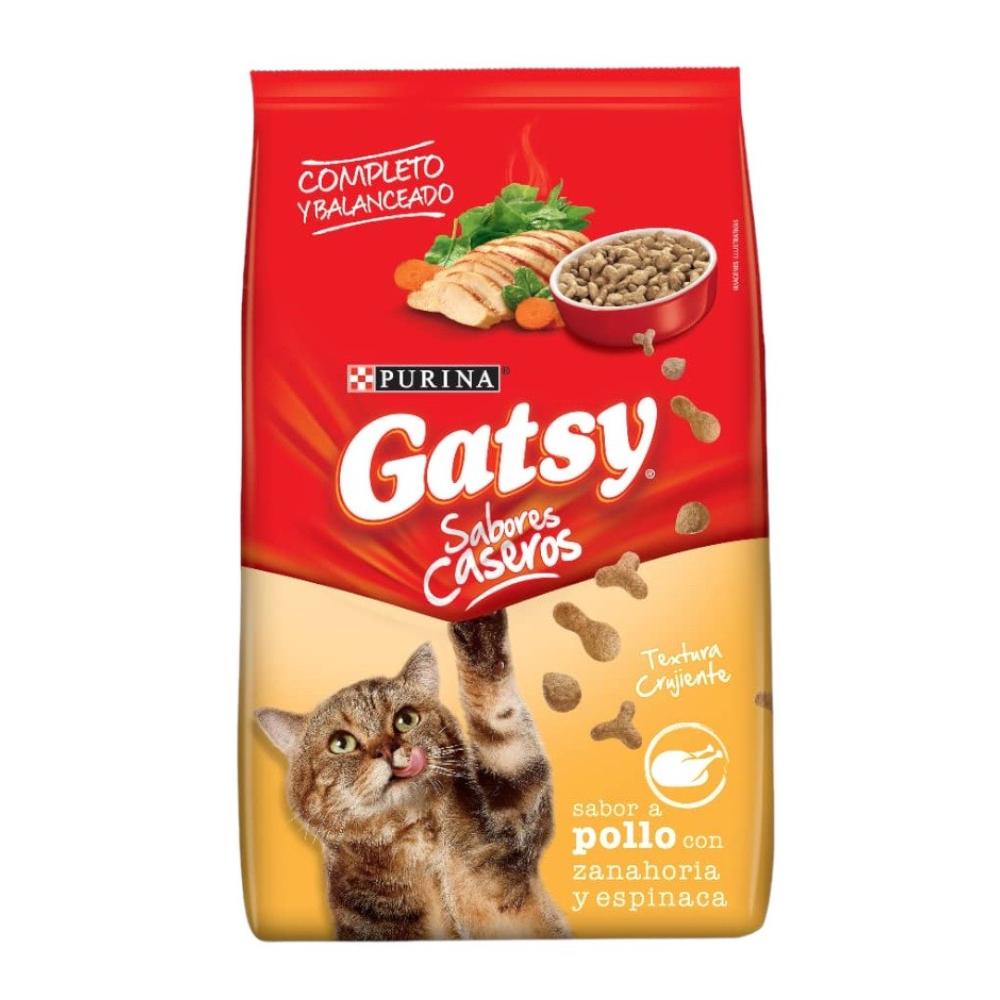 Purina Gatsy Sabor a Pollo con Zanahoria y Espinaca 3kg para Gatos