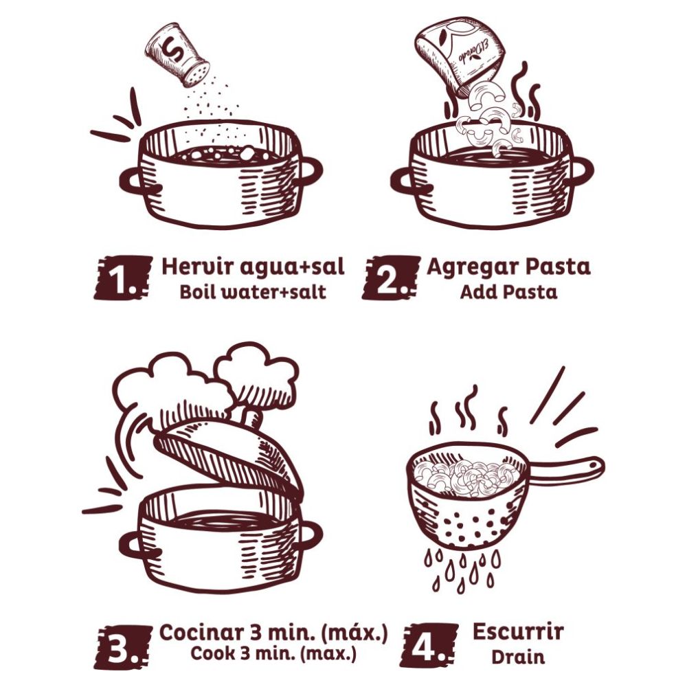 El Dorado Pasta De Lentejas Rojas Coditos 250 gr