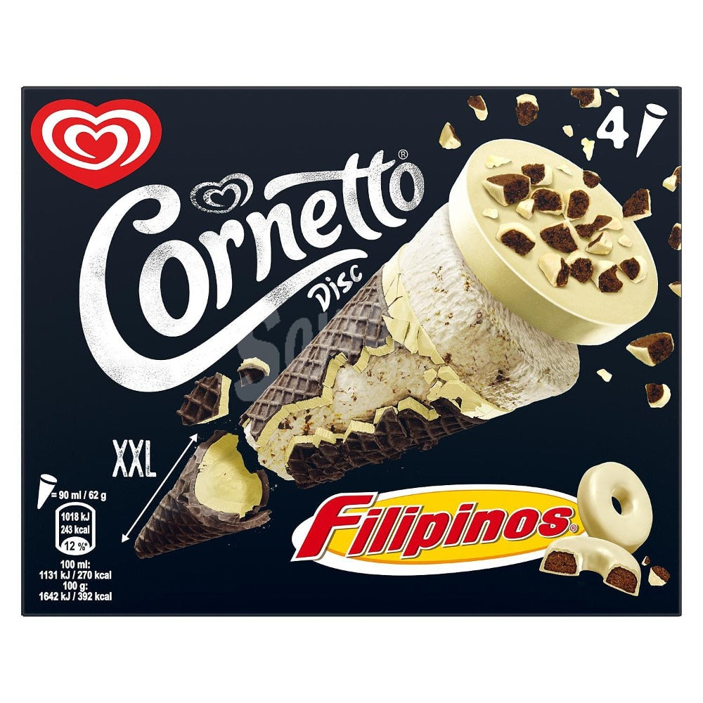 Helados Cornetto Disc Filipinos XXL 4Und