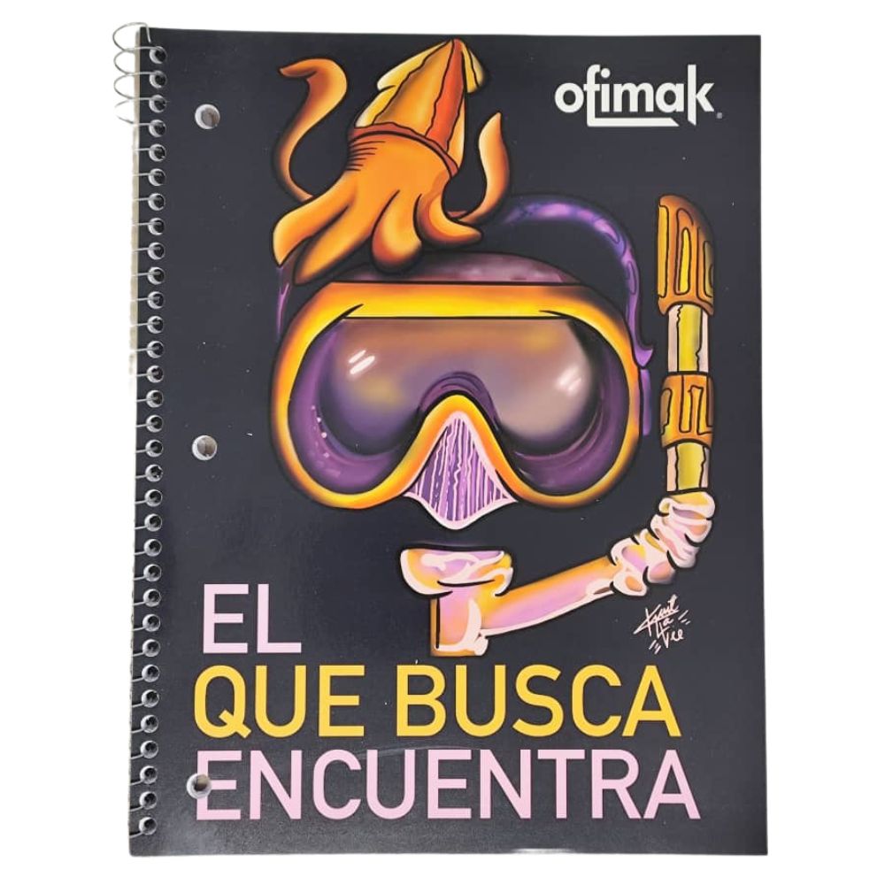Ofimak Cuaderno Espiral Una Linea 5 Materias 150 Hojas