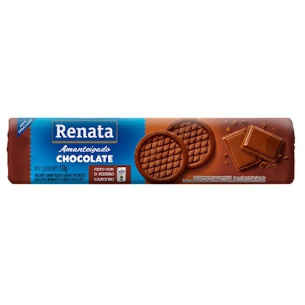 Renata Galletas De Mantequilla Sabor Chocolate 133gr