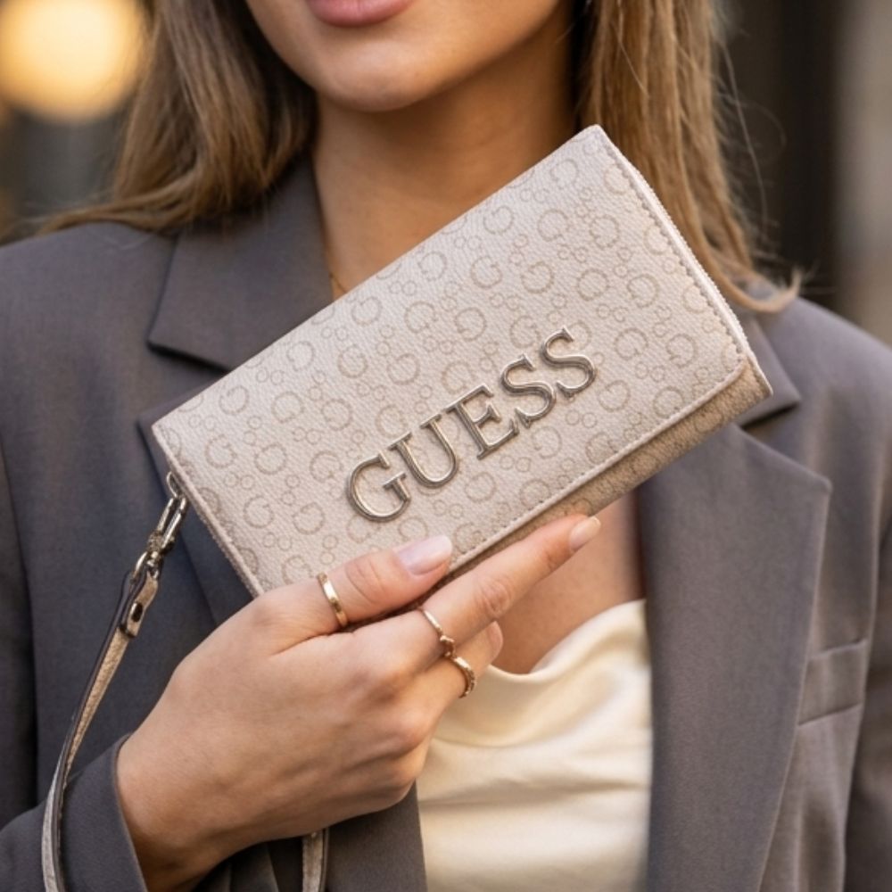Guess Monedero Carla Slg Almond