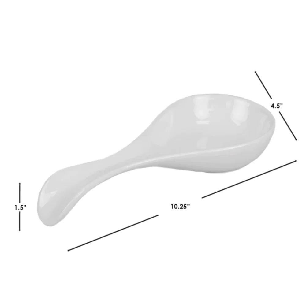 Soporte Para Cuchara Home Basics De Ceramica Blanco SR44262