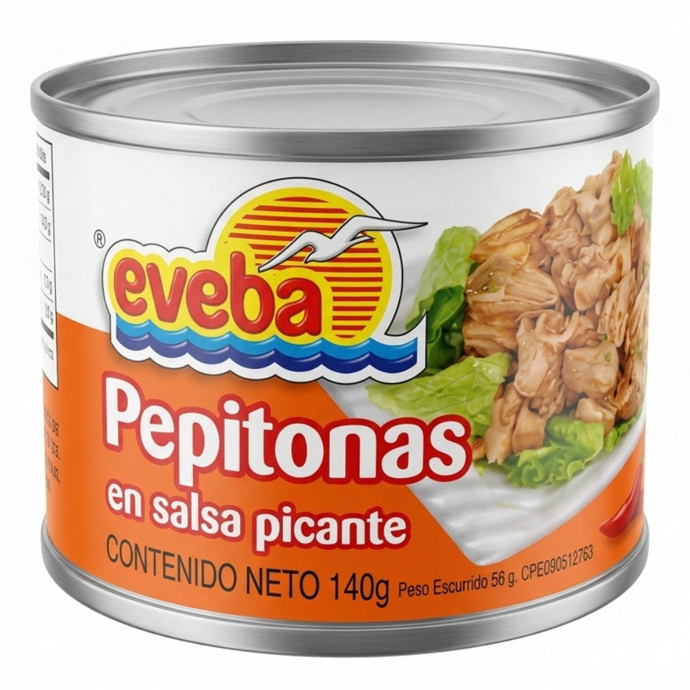 Pepitonas Eveba En Salsa Picante 140g