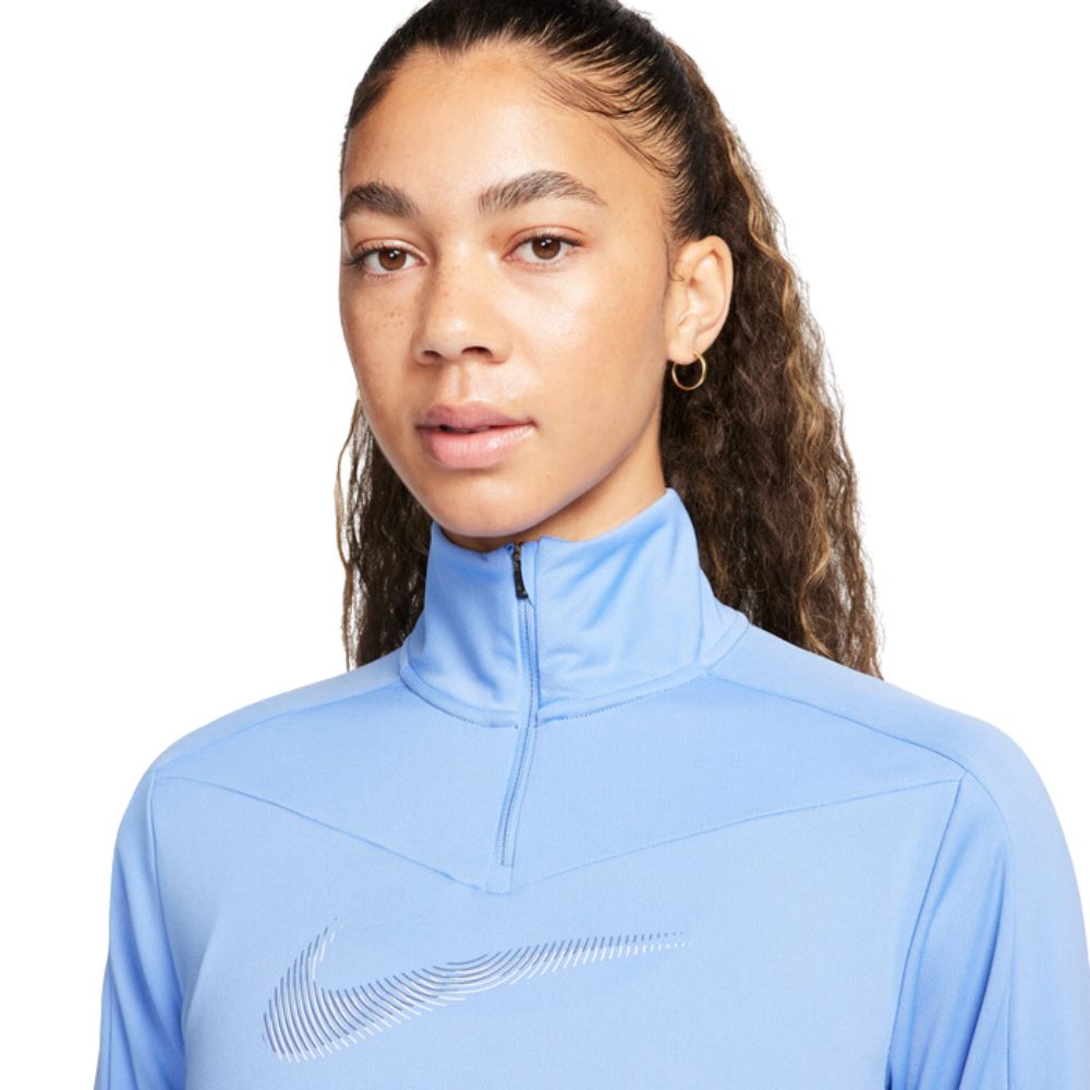 Nike Franela Dri Fit Swoosh Manga Larga para Damas