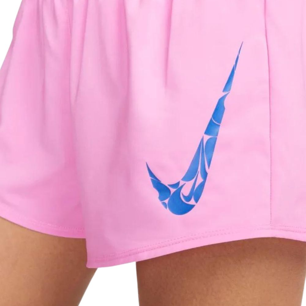 Nike Short Running One Swoosh Dri Fit Medio Para Damas