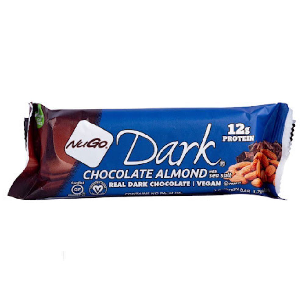 NuGo Barra de Proteina Dark Choco Almendra 50gr