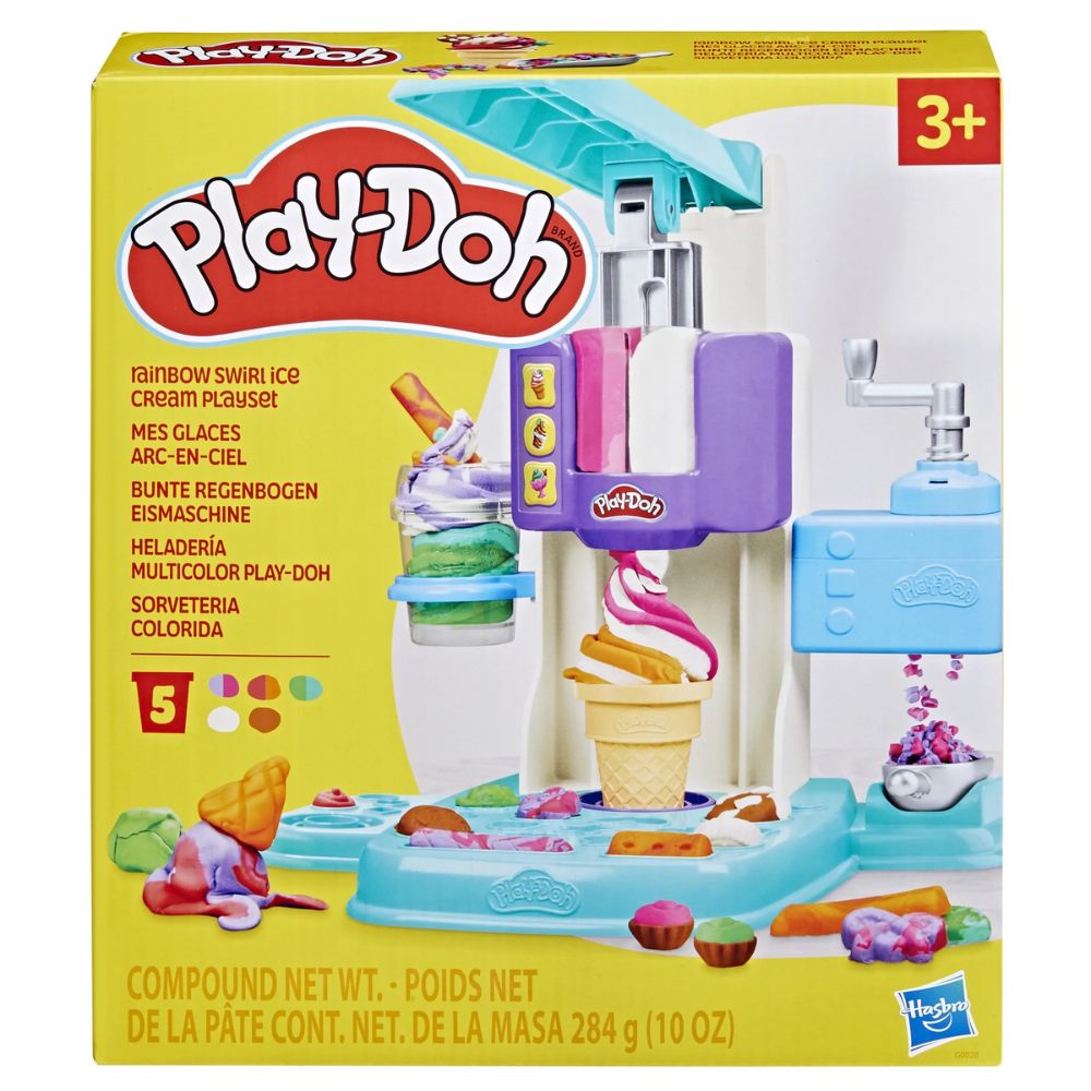 Play-Doh Heladería Multicolor 5 Plastilinas Surtidas +3