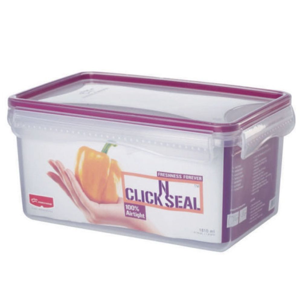 Contenedor De Alimentos Rectangular Princeware Con Tapa Hermética Purple 1810ml