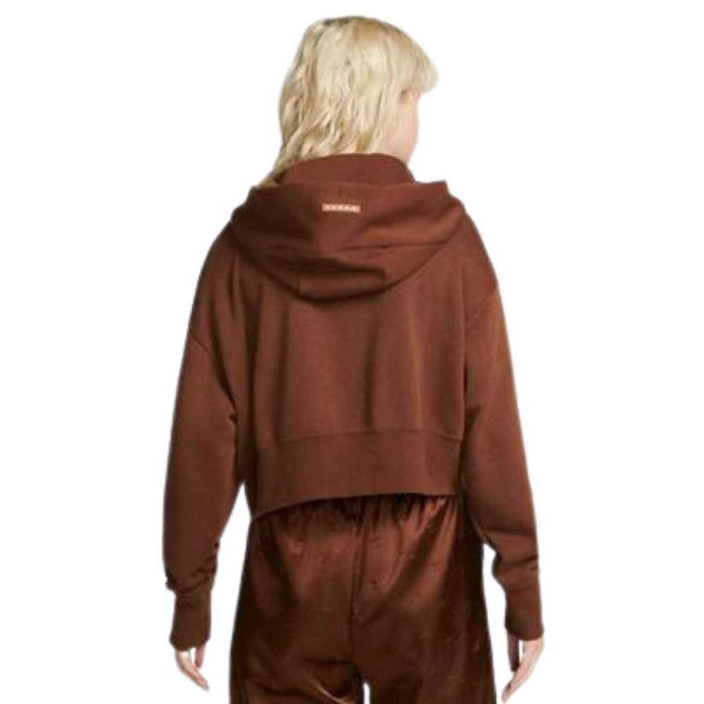 Nike Sweater de Algodón Oversized Fit Para Damas Color Marron