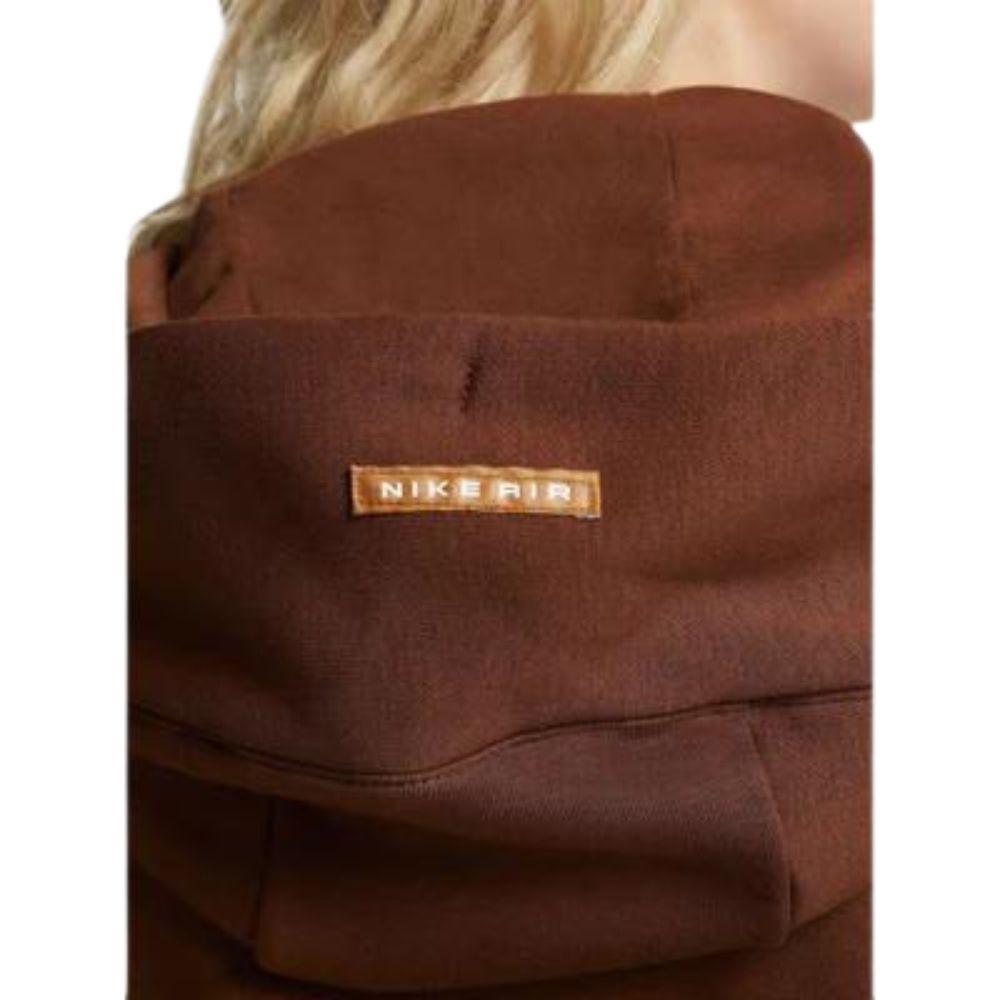 Nike Sweater de Algodón Oversized Fit Para Damas Color Marron