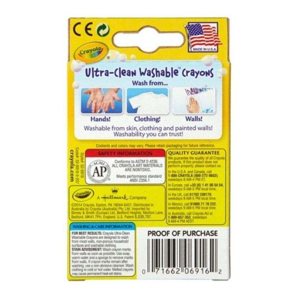 Crayola Creyones Ultra-Clean Washable 16 Piezas - Madison Center