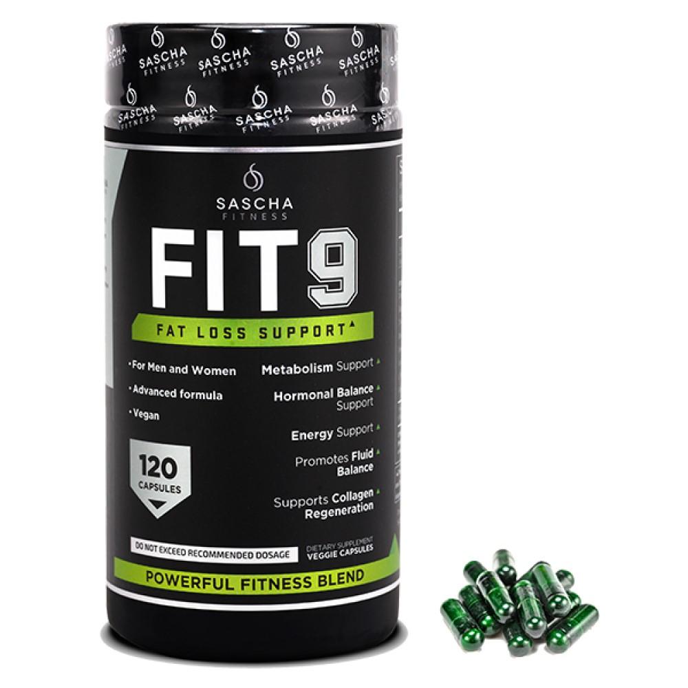 Suplemento Dietetico Vegano Fit 9 by Sascha Fitness 120 capsulas - Madison Center