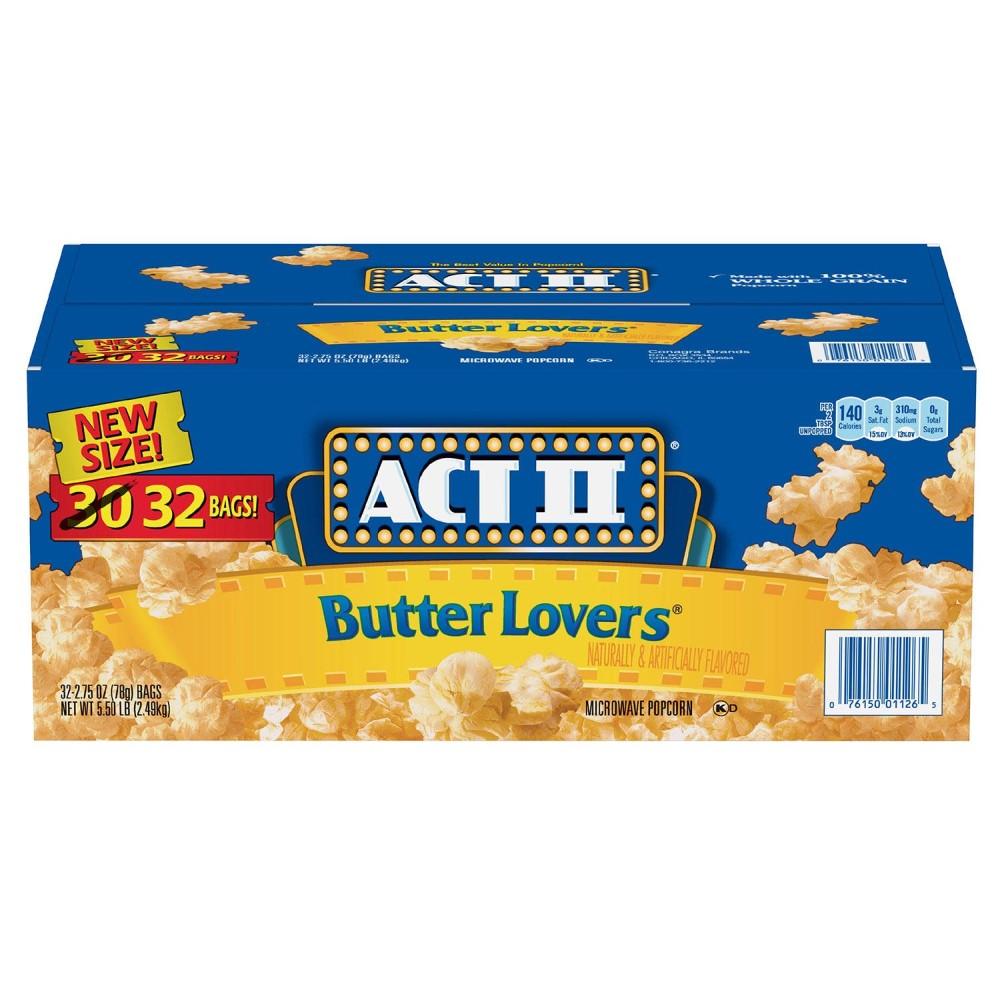 Cotufas ACT II 32 Bolsas Butter Lovers Naturally