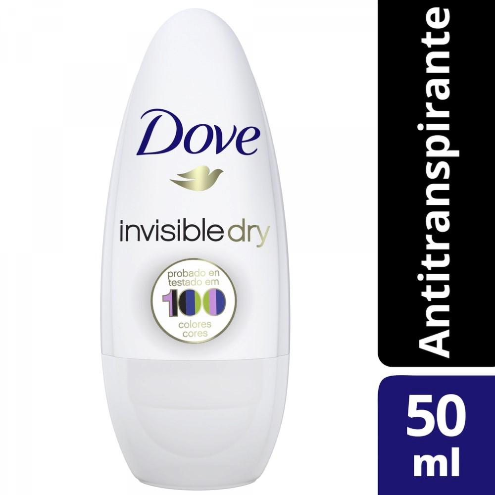 Desodorante Dove Invisible Dry roll on 50ml - Madison Center