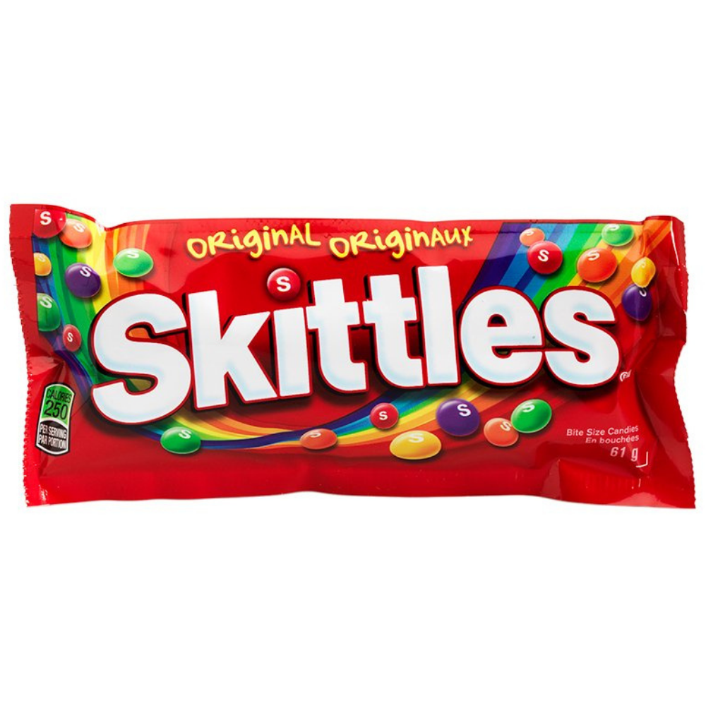 Caramelo Skittles Original 61.5gr - Madison Center