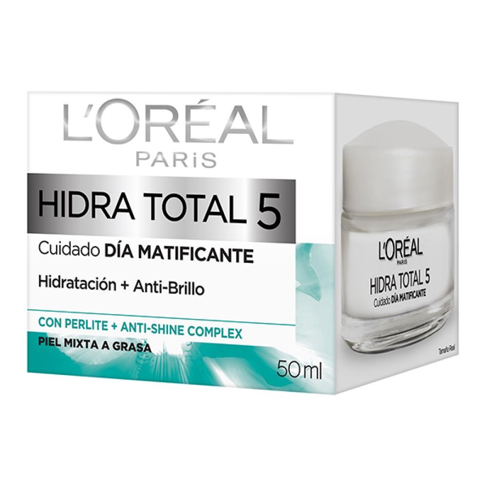 Crema Loreal Hidra Total 5 Hidratante + Anti Brillo 50ml