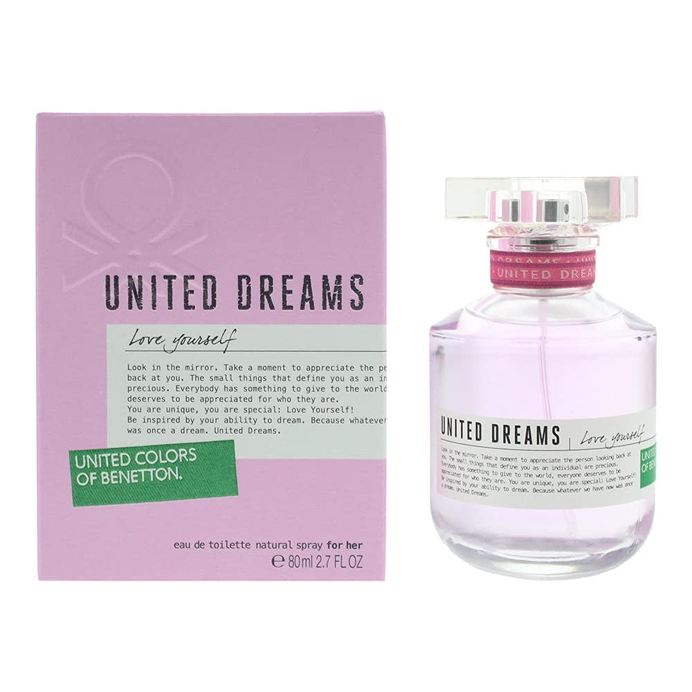 Benetton United Dreams Love Yourself Eau Toilette For Woman 80ml