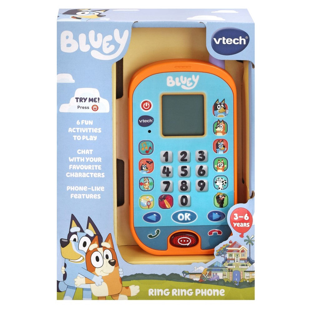 Vtech Bluey Ring Ring Phone 3-6 Year
