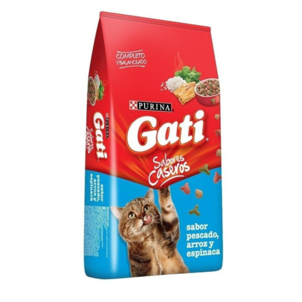 Purina Gatsy Sabor a Pescado Arroz y Espinacas 1kg para Gatos