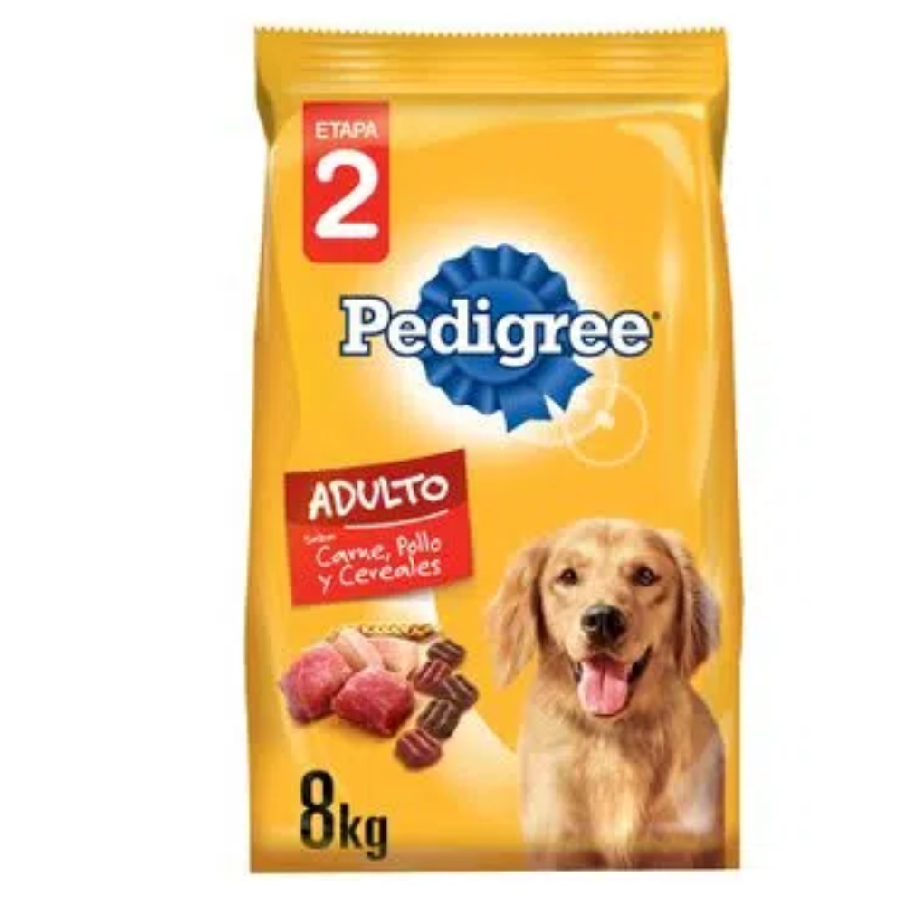 Pedigree Adulto Sabor Carne - Pollo y Cereales 8kg