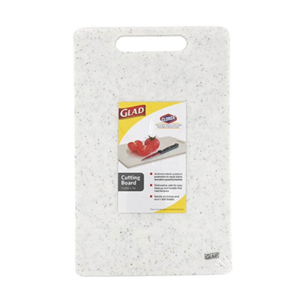Tabla Glad Para Picar Grande Antimicrobial Color Blanco