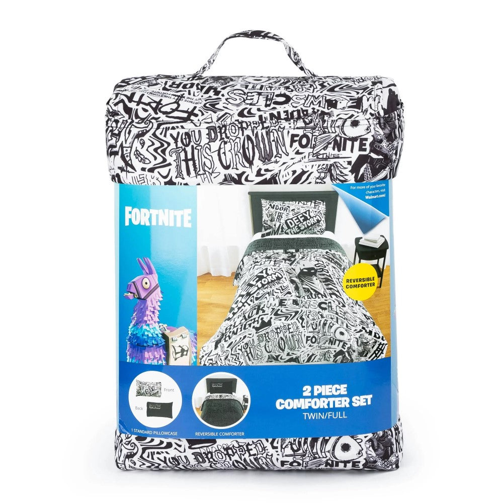 Fortnite Edredon Reversible Tamño Individual Set 2 Pzas