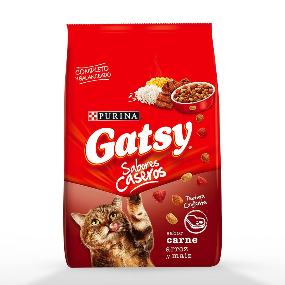 Purina Gatsy Sabor a Carne Arroz y Maiz 3kg para Gatos