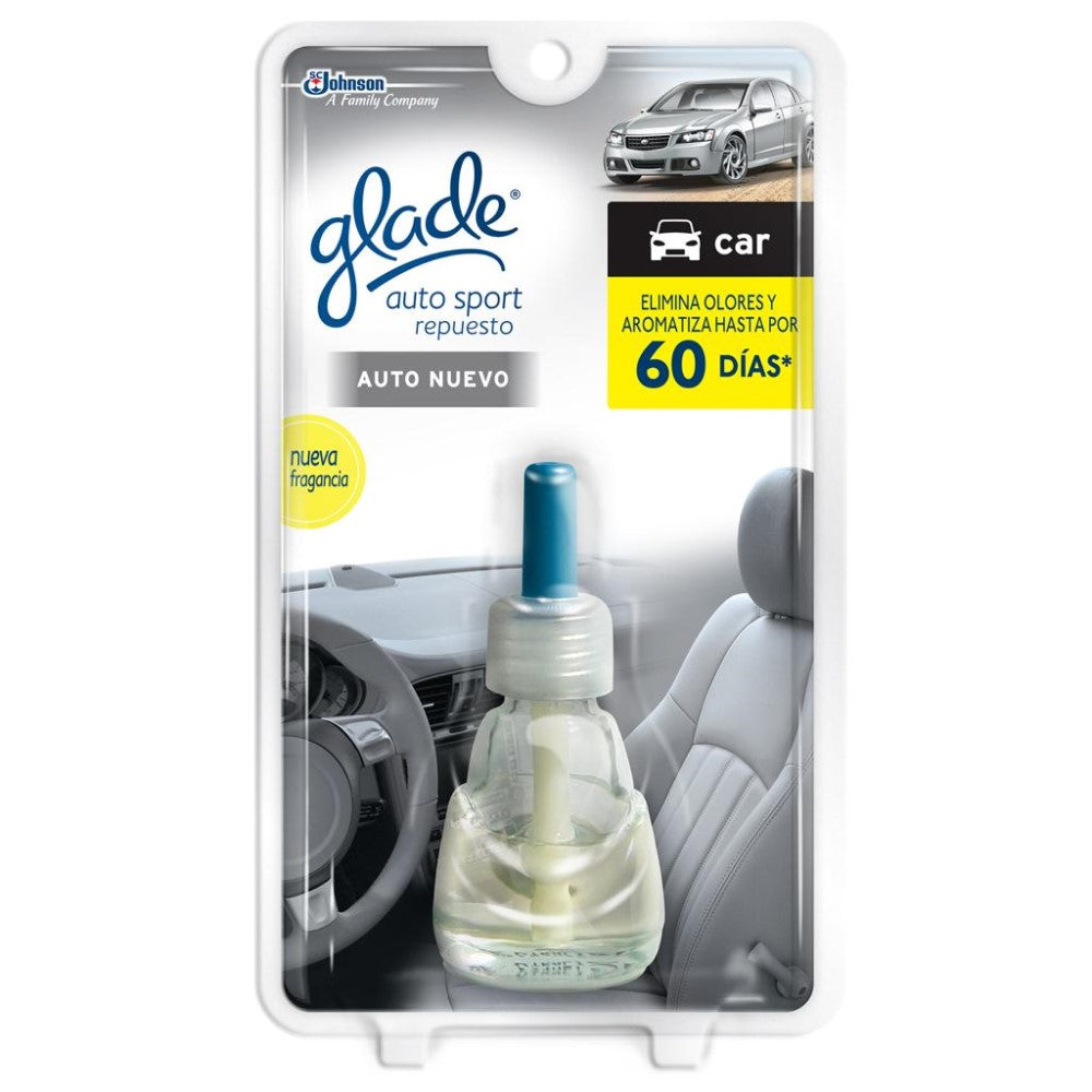 Glade Auto Sport Repuesto autro nuevo 7ml