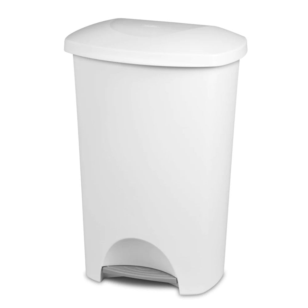 Papelera Sterilite Step-On Waste Basket 42L y Bolsa de 13 Galones