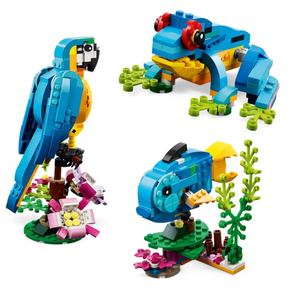 Lego Creator Exotic Parrot 253pza 7+
