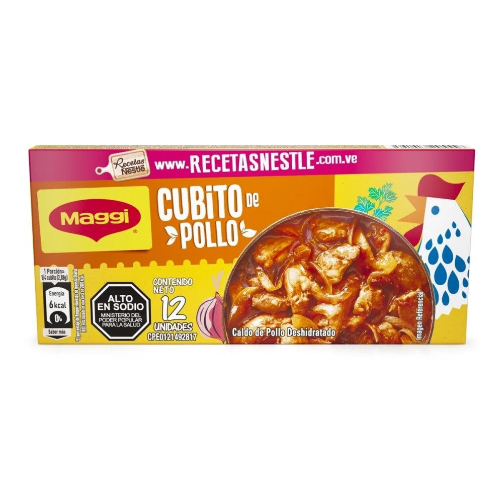 Cubito De Pollo Maggi 12und