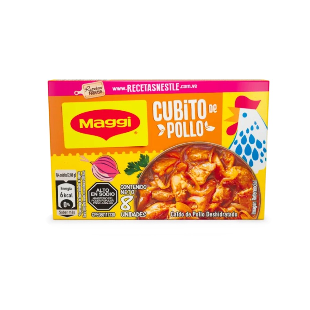 Cubito De Pollo Maggi 8und