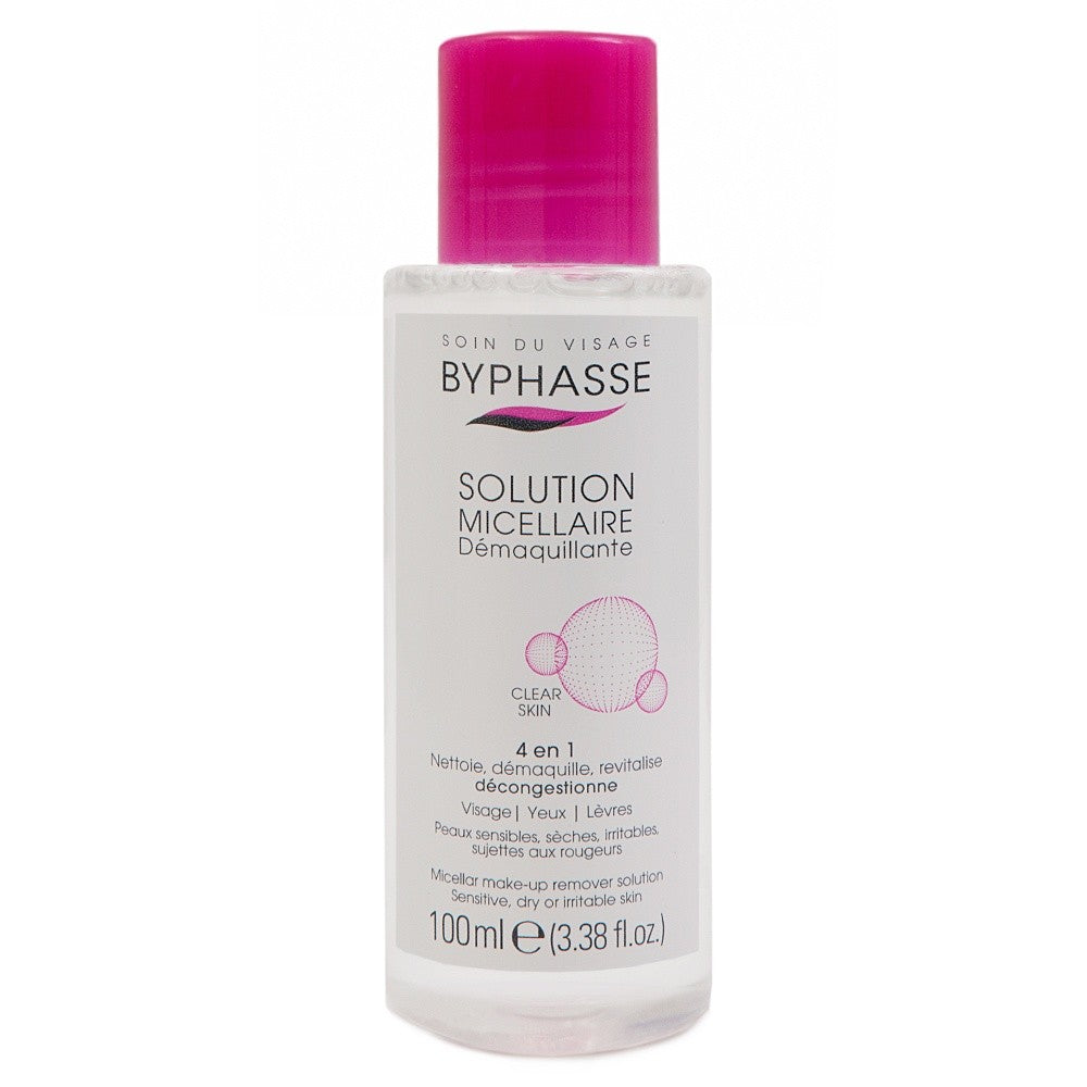 Byphasse Desmaquillante Solucion Micelar Para Piel Sensible e Irritable Vegano 100ml