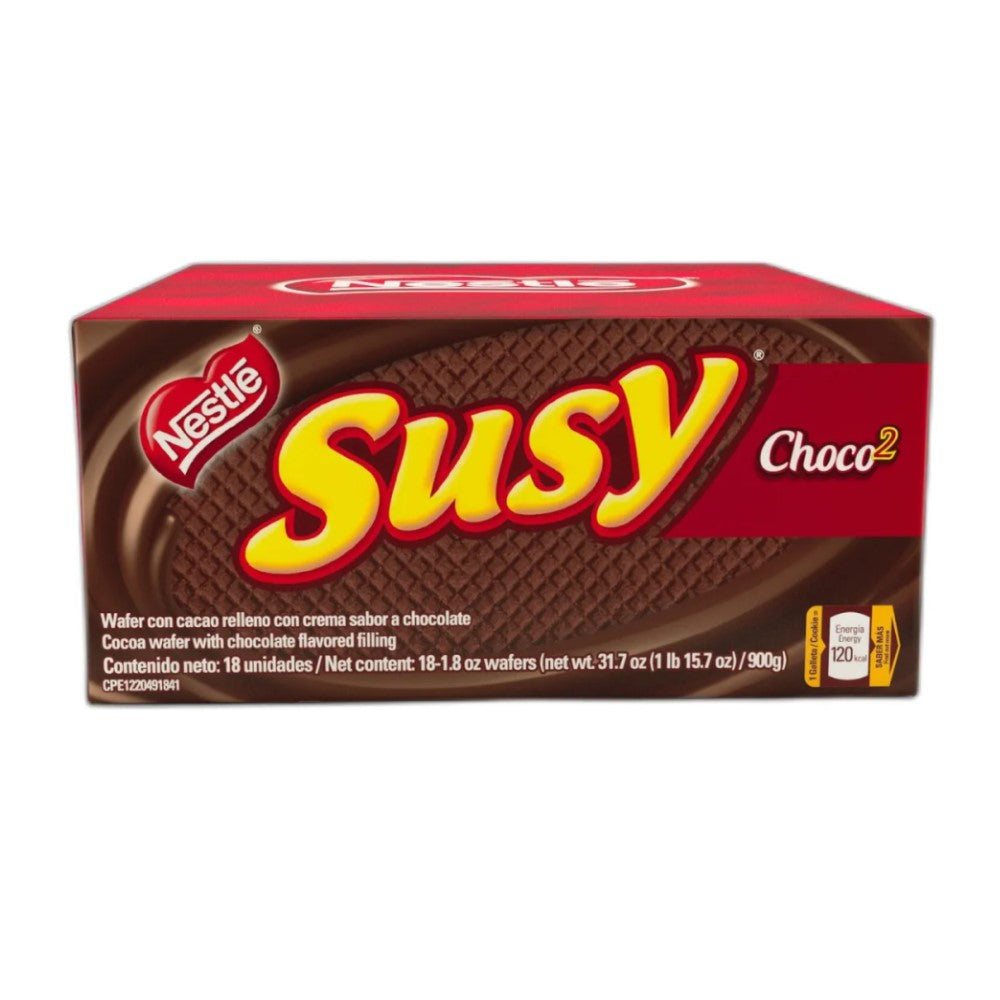Susy Choco Caja de 18 Unidades 50gr c/u