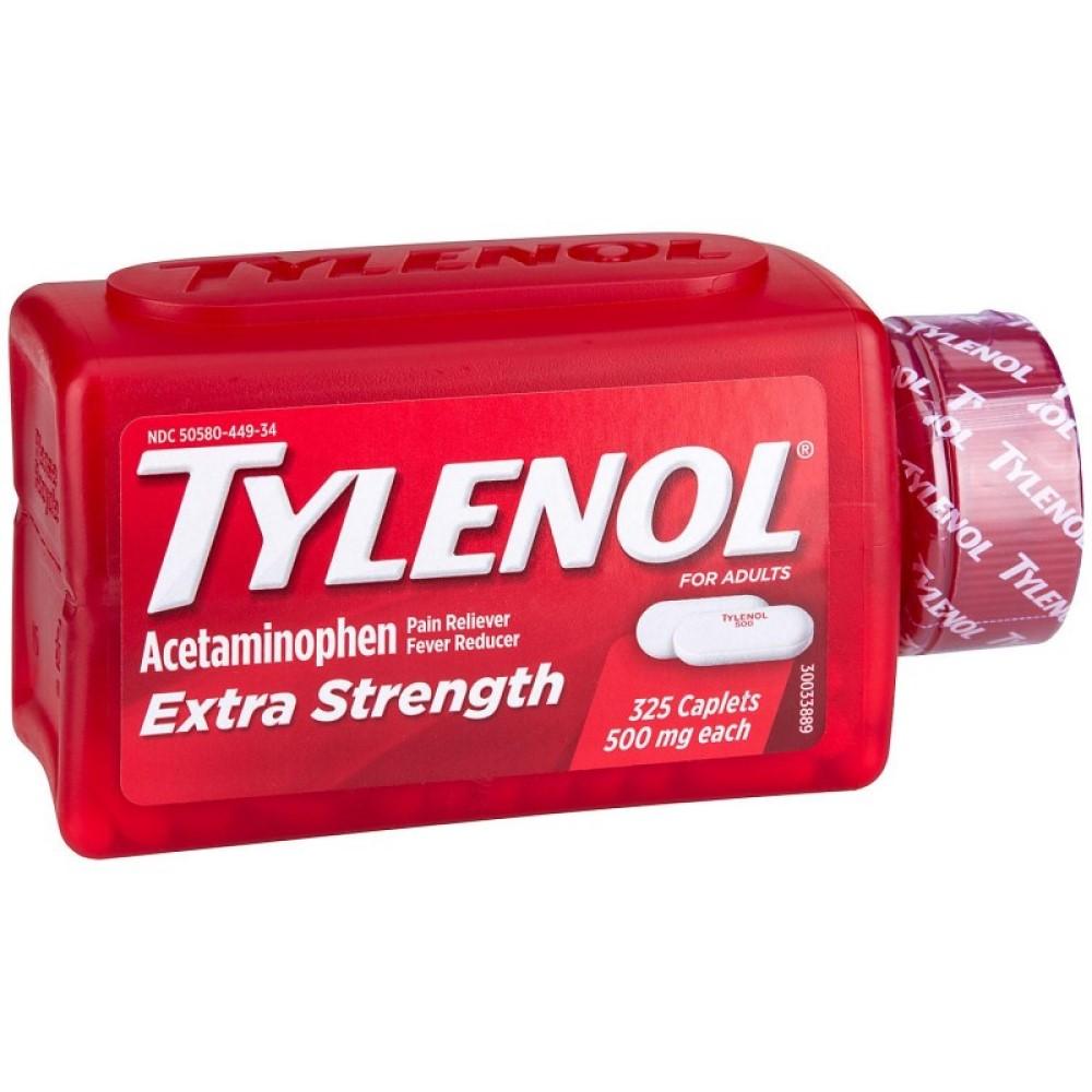 Analgesico Tylenol Extra Strength Acetaminophen 500mg 325 caplets